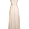 Dresses | Luisa Beccaria Broderie-Cotton Light Yellow Eyelet Dress