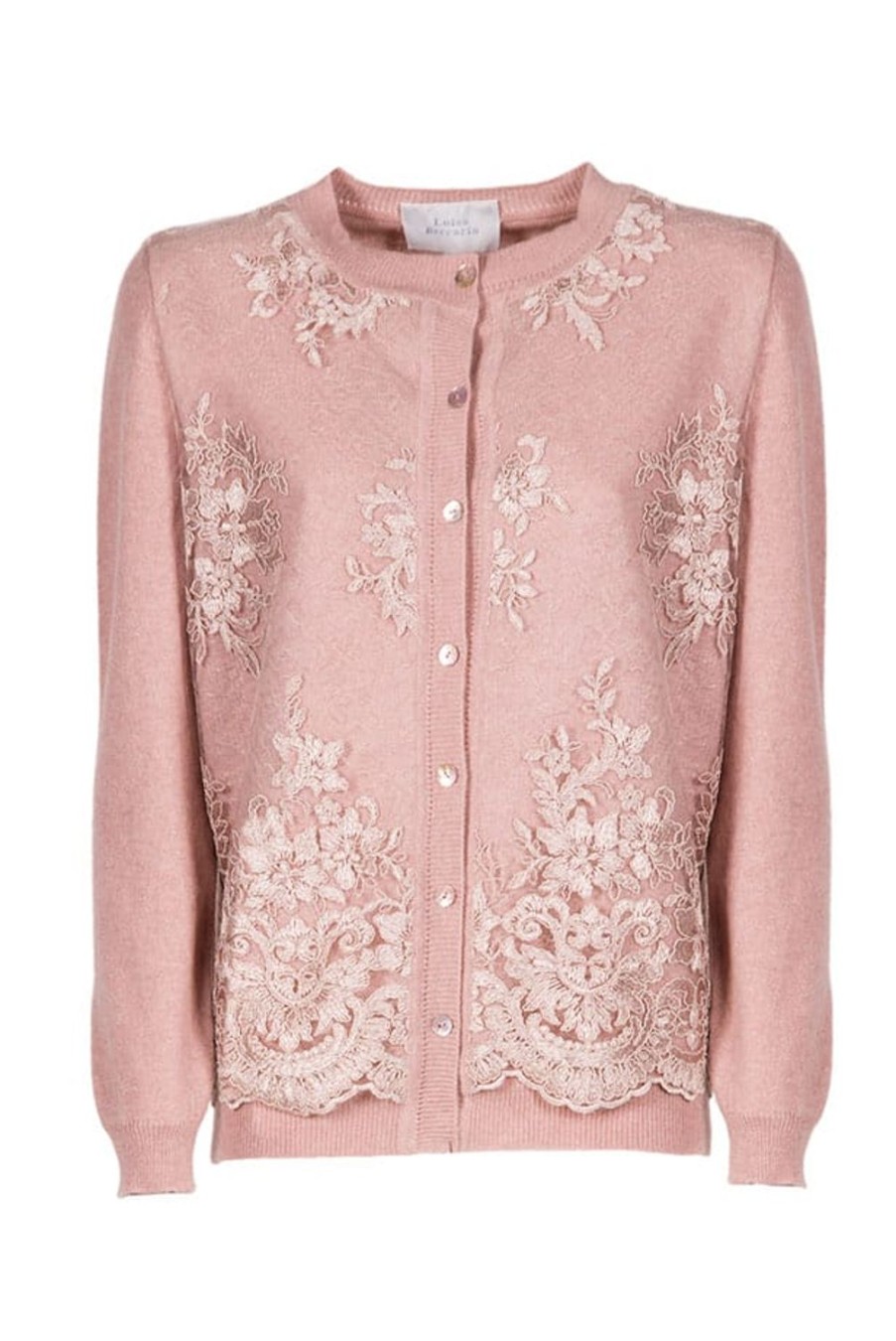 Tops & Blouses | Luisa Beccaria Embroidered Wool Cardigan