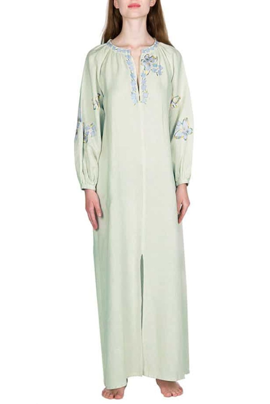 Dresses | Luisa Beccaria Butterfly Long Kaftan