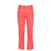 Trousers & Shorts | Luisa Beccaria Floral Lace Capri Pants