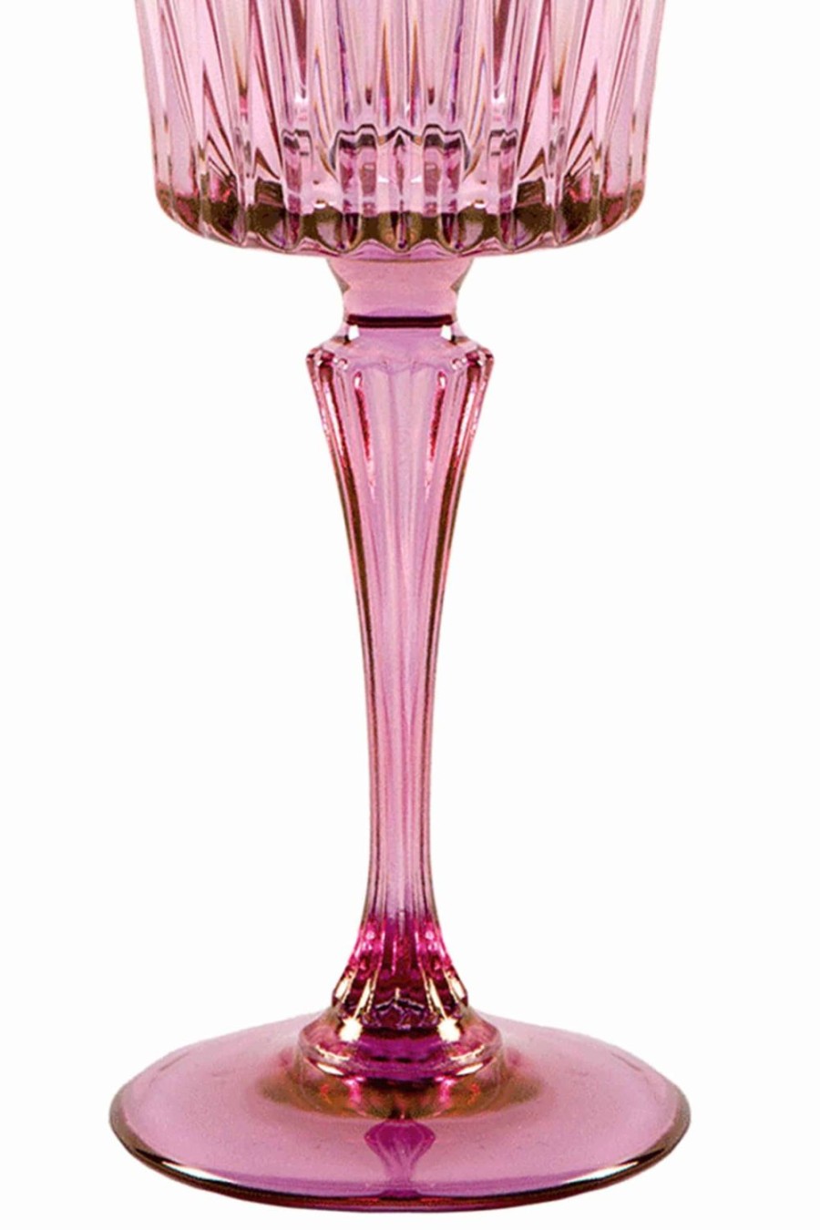 Water | Luisa Beccaria Shade Pink To Purple Set Of Two Domina Water Glass