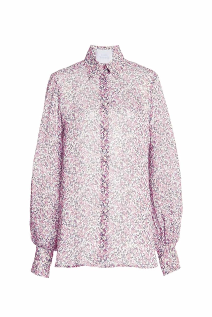 Tops & Blouses | Luisa Beccaria Printed Little Flowers Georgette Blouse