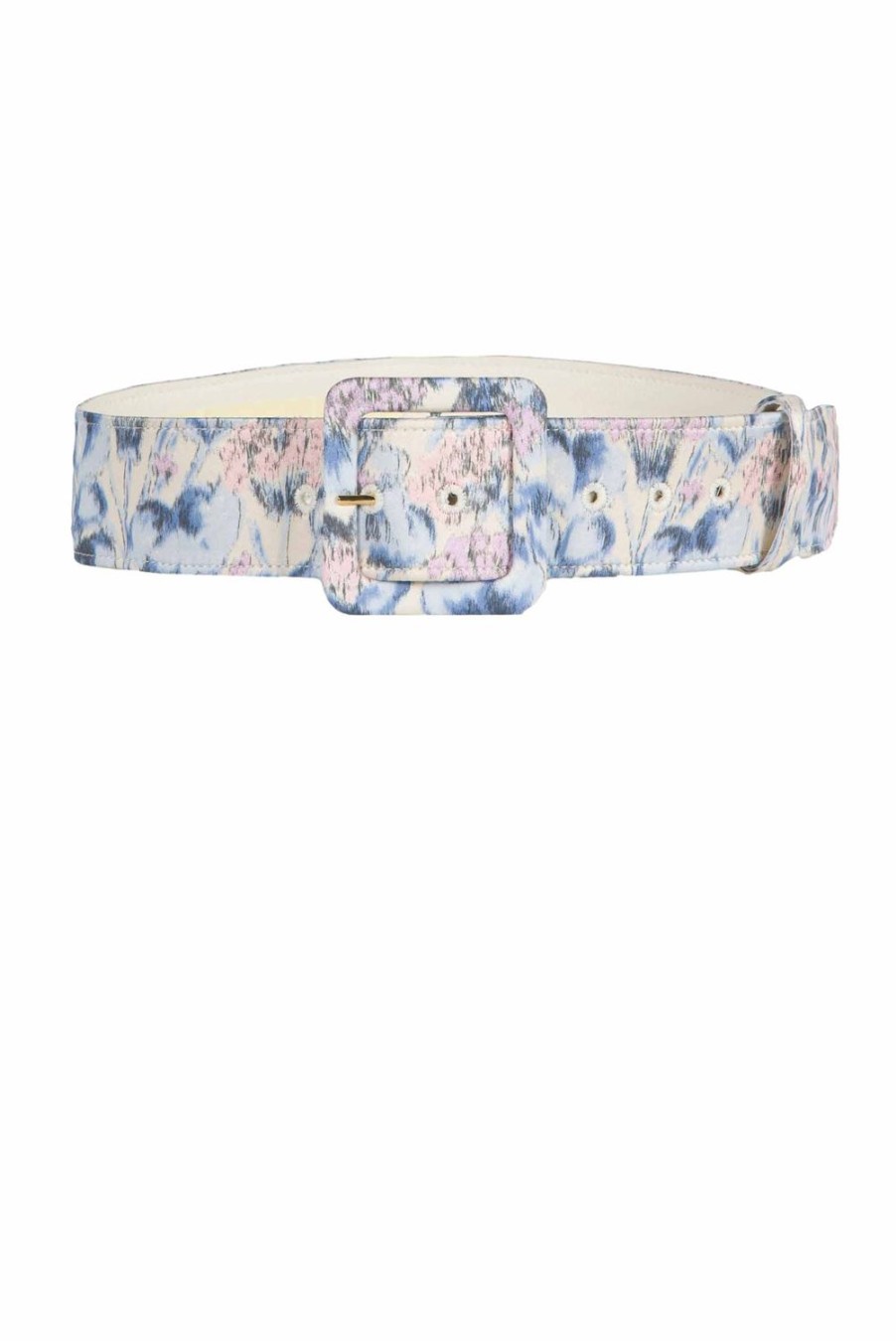 Belt | Luisa Beccaria Floral Printed Belt