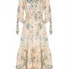 Dresses | Luisa Beccaria Ruffled Herbarium Print Cotton Blend Dress