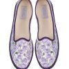 Shoes | Luisa Beccaria Lilac Poppies Vibi Loafers