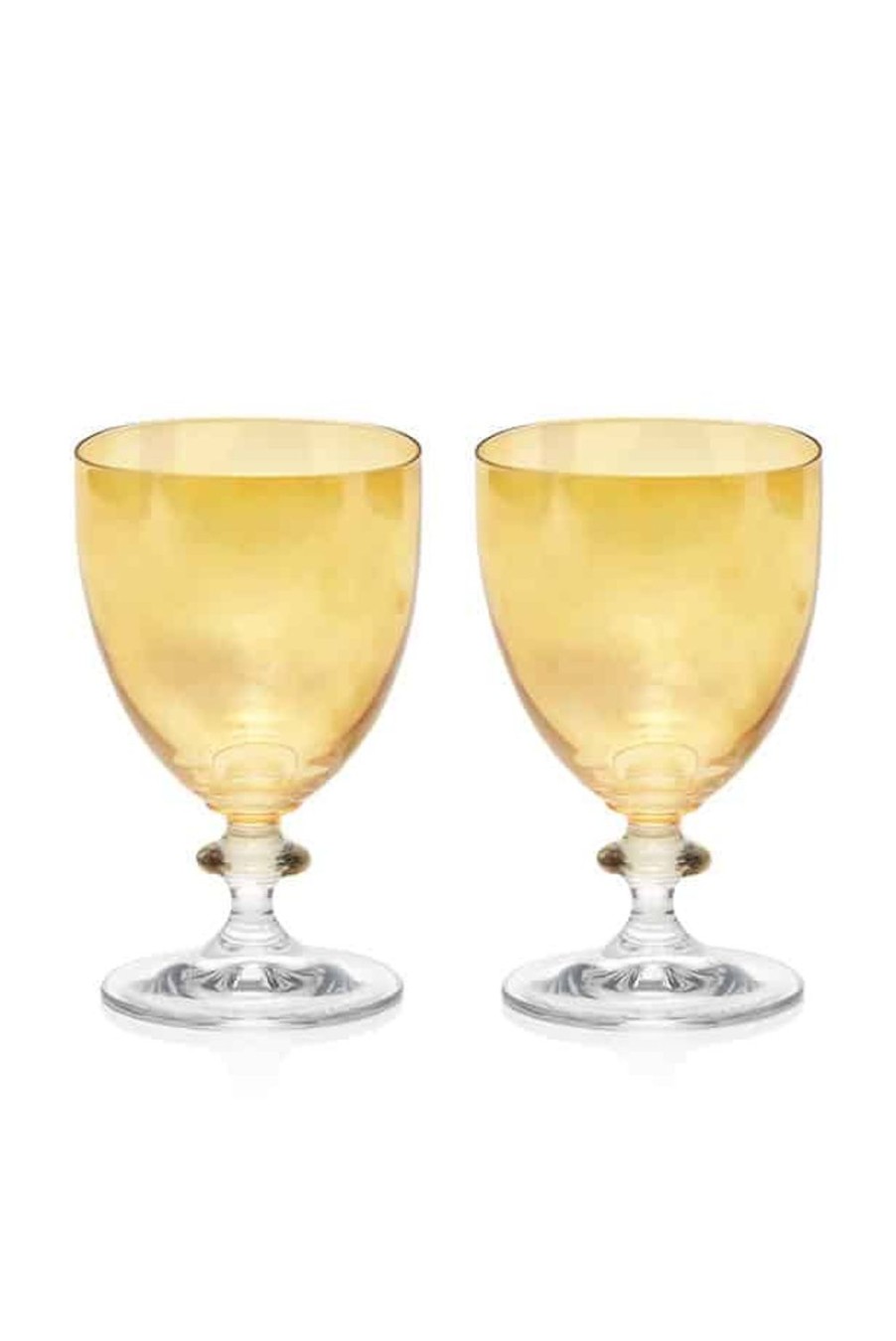 Water | Luisa Beccaria Ambra Set Of Two Rosy Water Glass