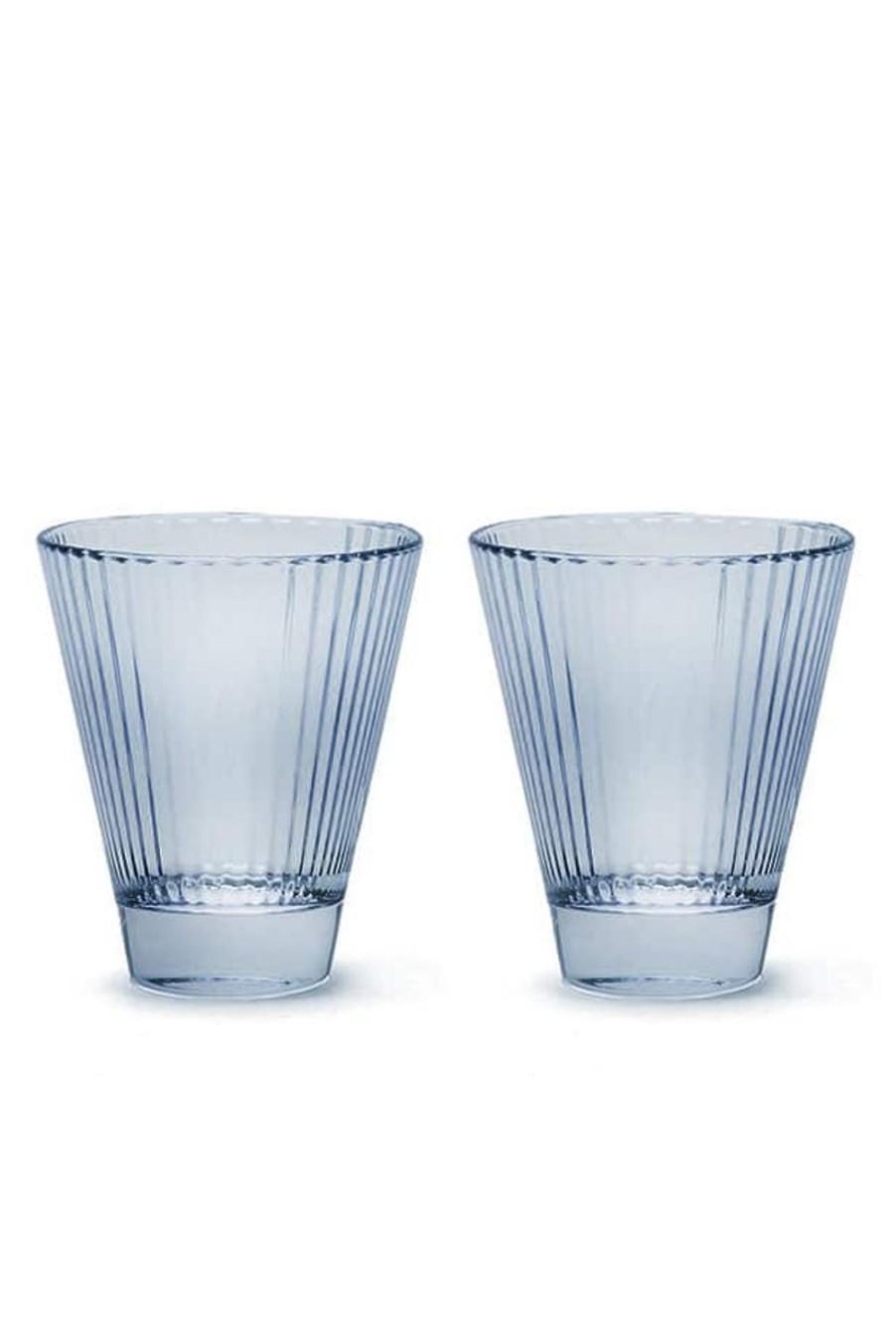 Tumblers | Luisa Beccaria Blue Set Of Two Isis Wine Glass