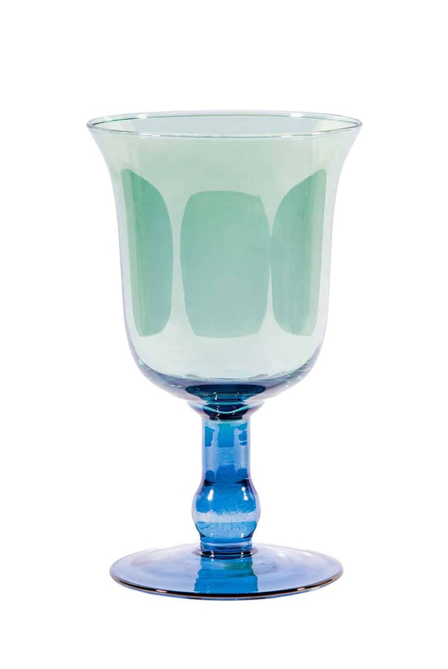 Vase | Luisa Beccaria Shade Blue To Green Medium Candle Vase