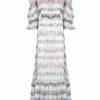 Dresses | Luisa Beccaria Floral Printed Chiffon Dress