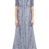 Dresses | Luisa Beccaria Floral Fil-Coupe Bottoncino