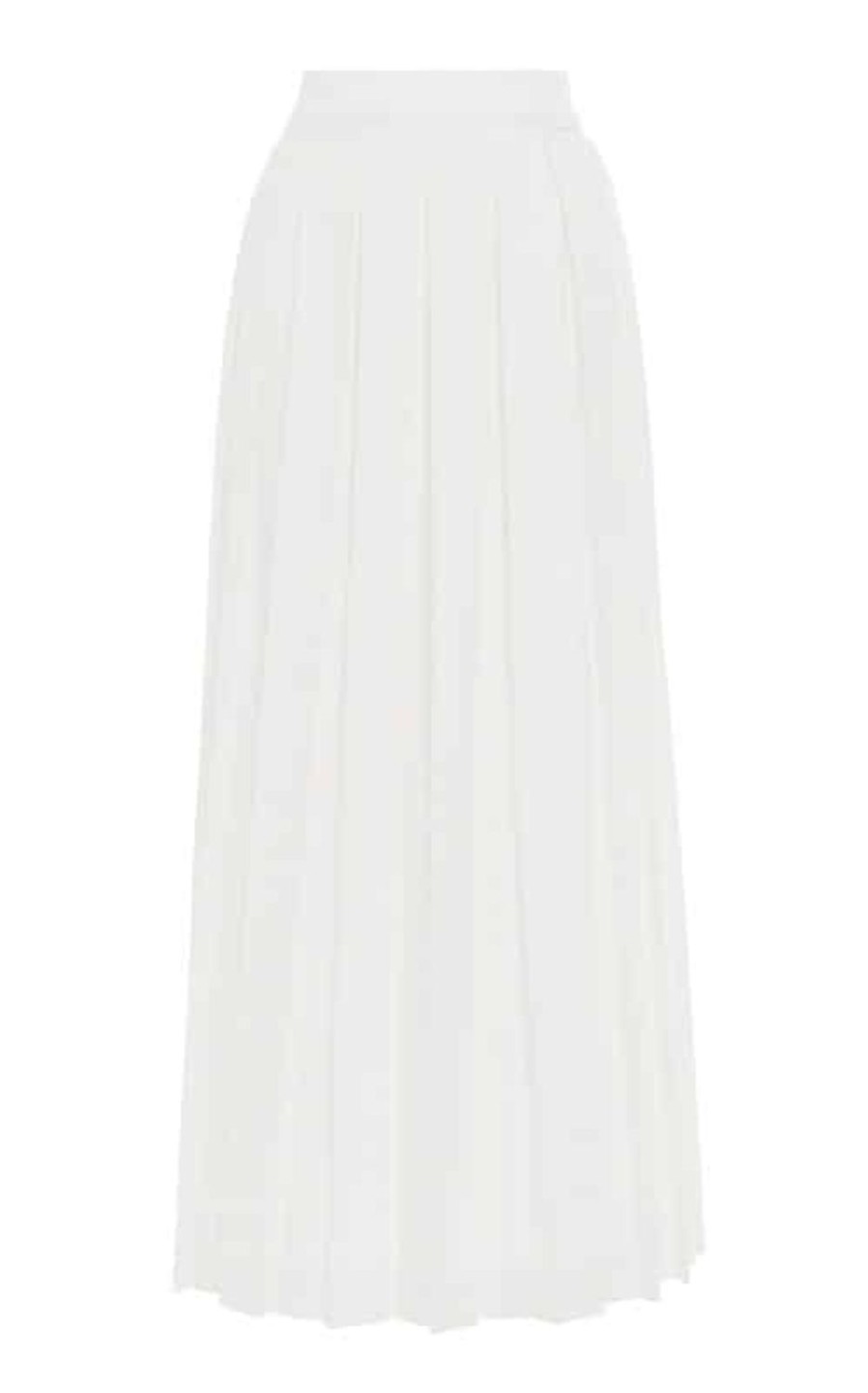 Skirts | Luisa Beccaria Pleated Linen-Blend Midi Skirt