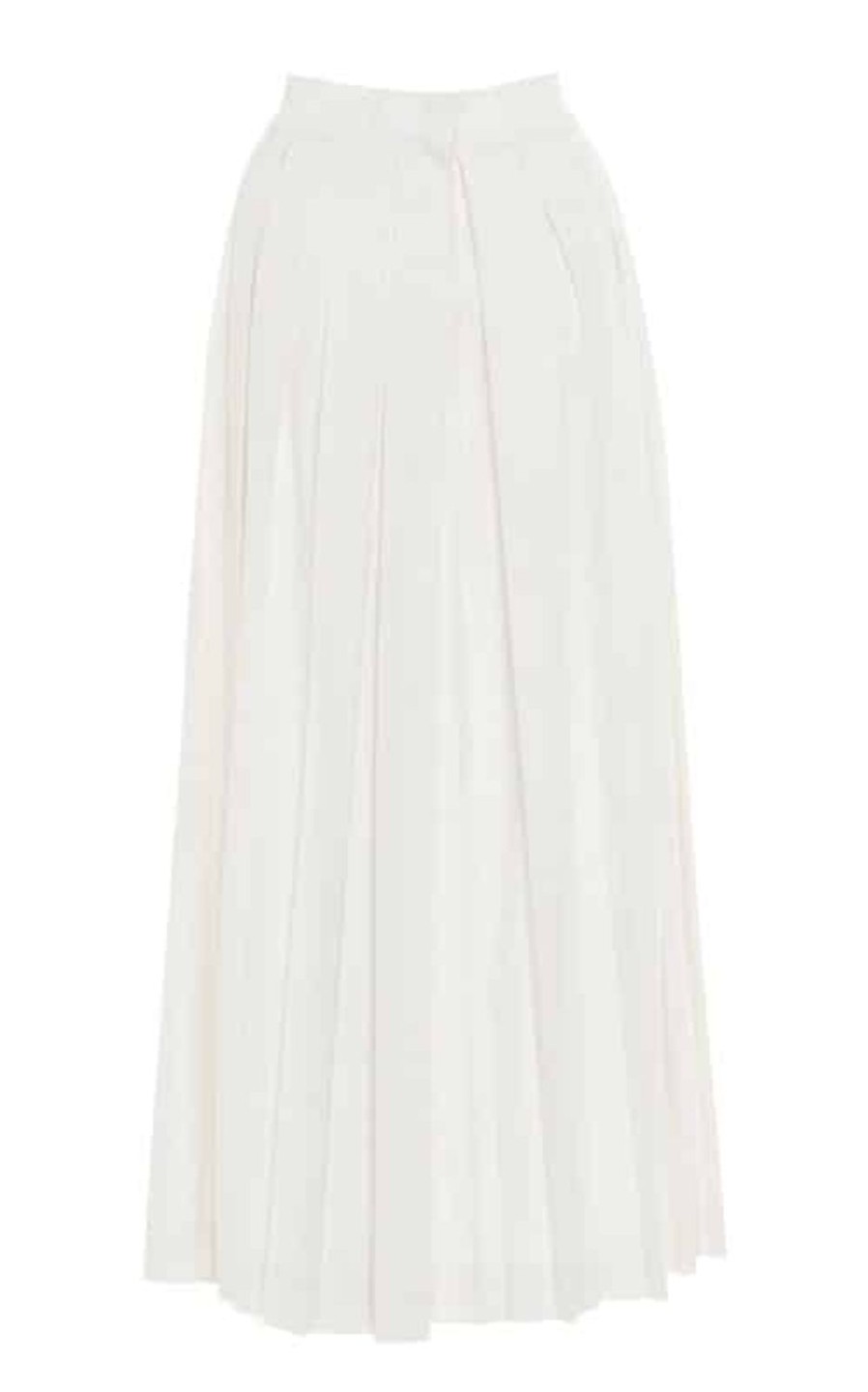 Skirts | Luisa Beccaria Pleated Linen-Blend Midi Skirt