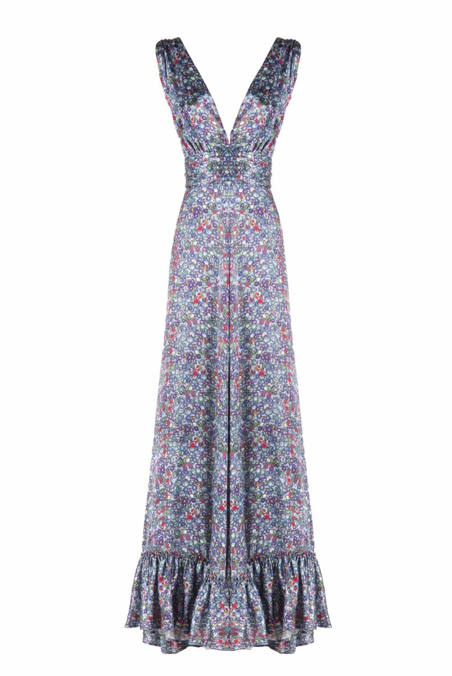 Dresses | Luisa Beccaria Floral Printed Gown