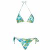 Swimwear | Luisa Beccaria Triangle And Slip Bikini Blue Monet