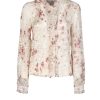 Tops & Blouses | Luisa Beccaria Flower Storm Printed Devore Shirt