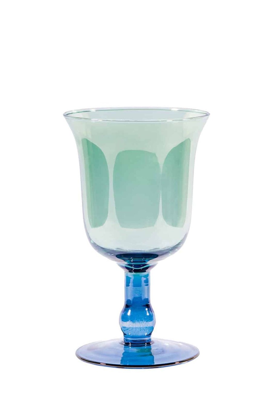 Vase | Luisa Beccaria Shade Blue To Green Small Candle Vase