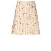 Skirts | Luisa Beccaria Flower Garland Velvet Mini Skirt