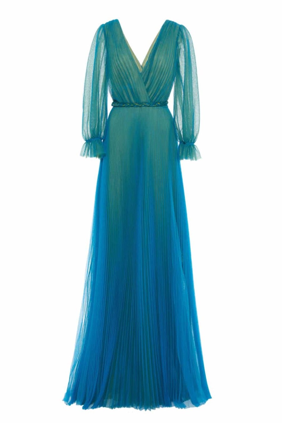 Dresses | Luisa Beccaria Pleated Tulle Maxi Dress