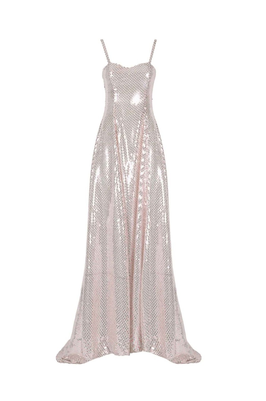 Dresses | Luisa Beccaria Sequin Gown With A Trail