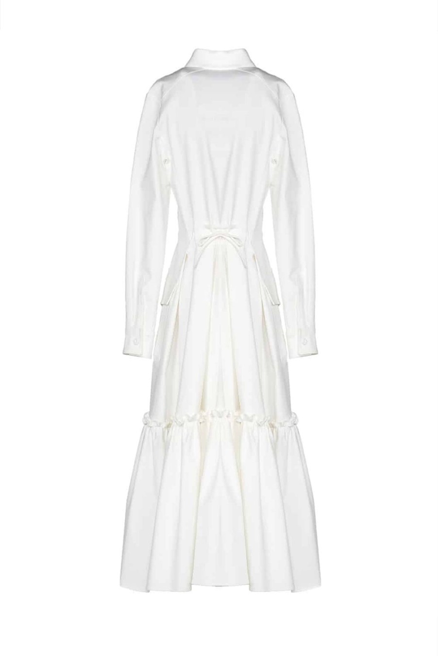 Dresses | Luisa Beccaria White Light Chemisier Dress