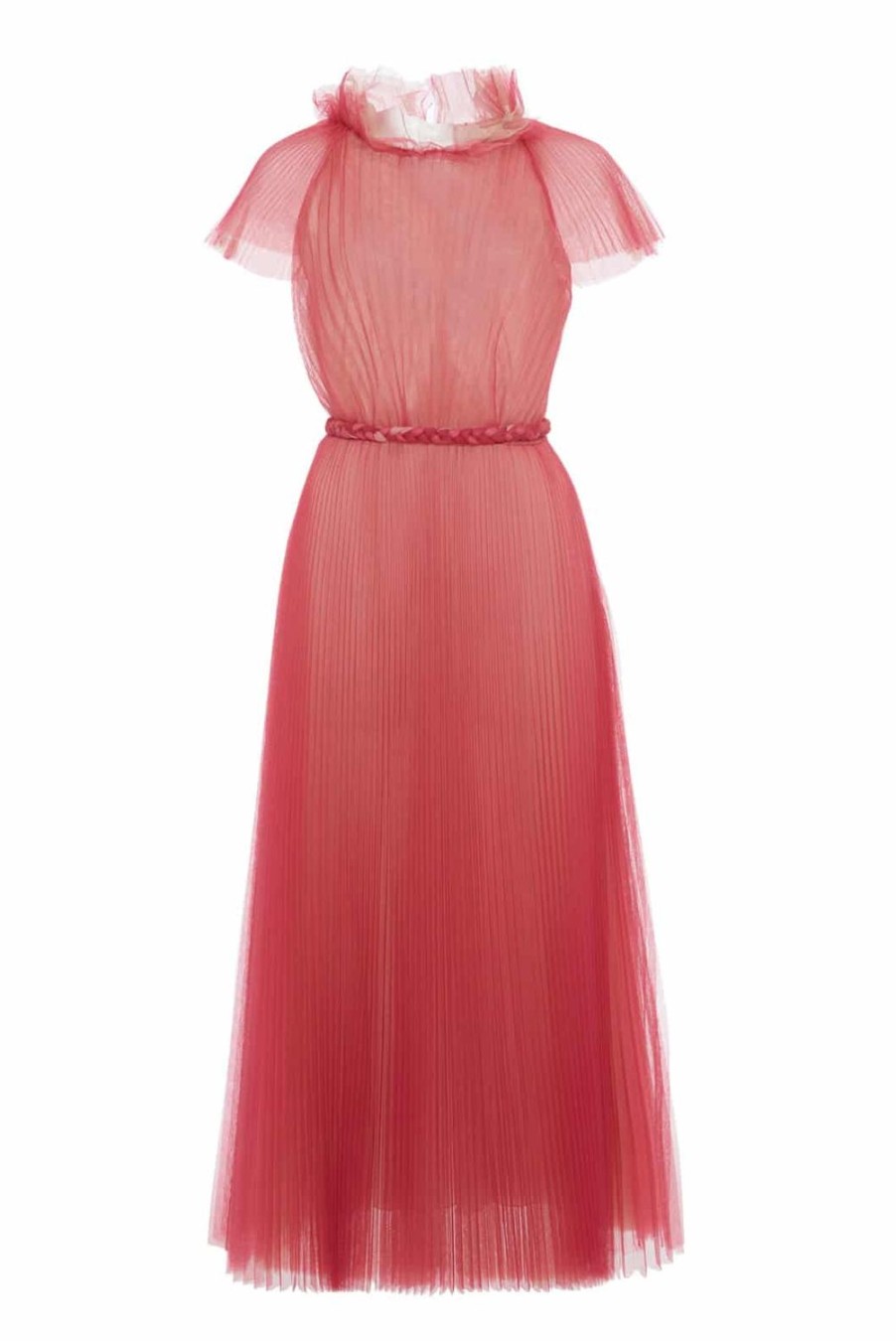 Dresses | Luisa Beccaria Pleated Tulle Midi Dress