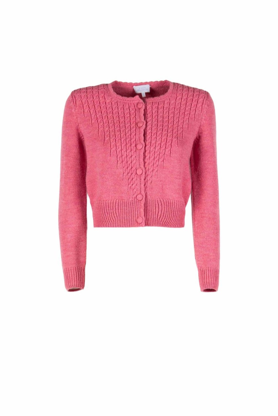 Knitwear | Luisa Beccaria Cable Knit Cardigan With Buttons