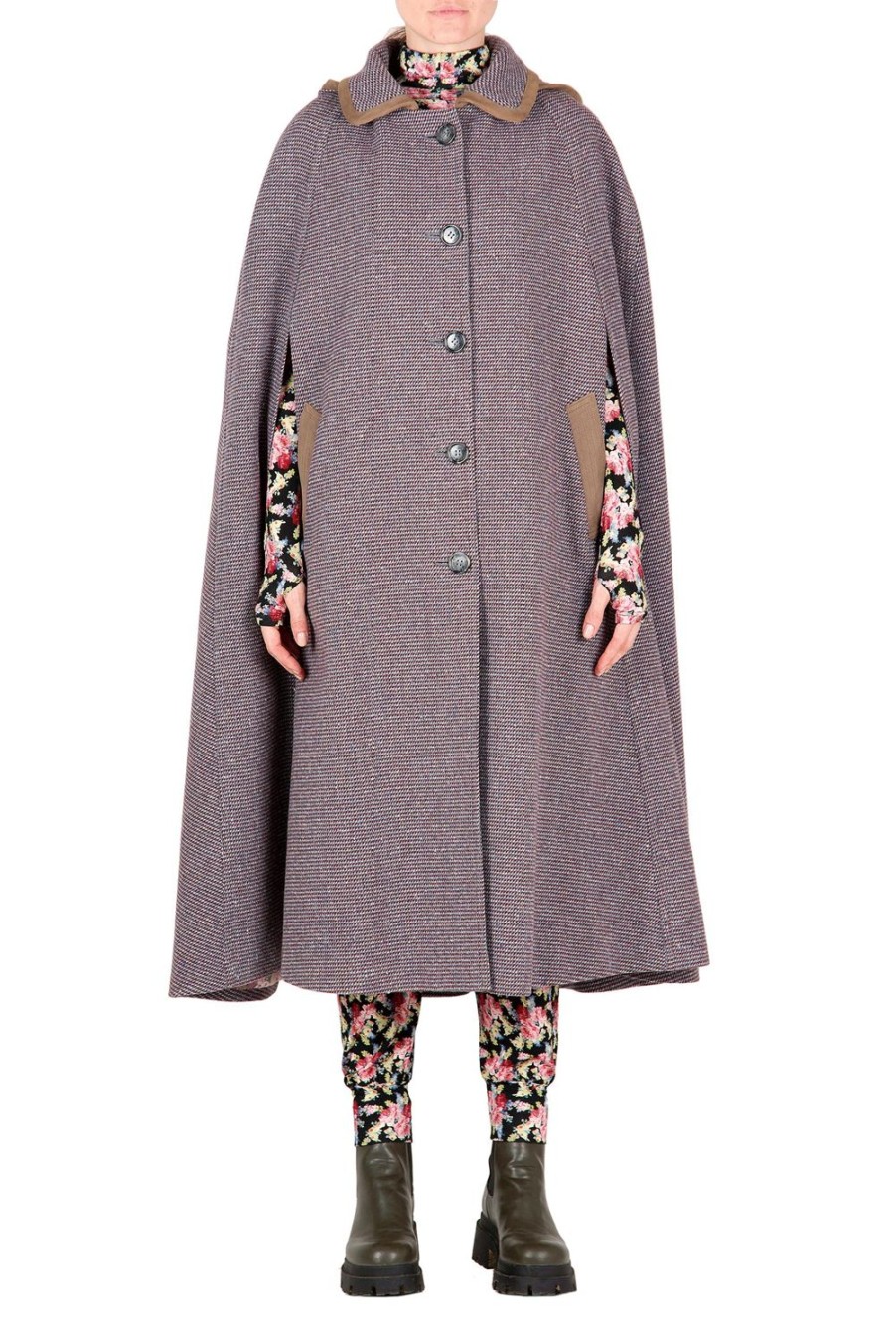 Jackets & Coats | Luisa Beccaria Wool Cape