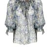 Tops & Blouses | Luisa Beccaria Chiffon Printed Blouse