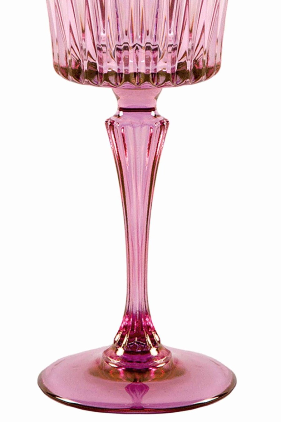 Wine | Luisa Beccaria Shade Pink To Purple Set Of Two Domina Wine Glass