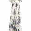 Dresses | Luisa Beccaria Floral Bouquet Printed Dress