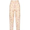 Trousers & Shorts | Luisa Beccaria Flower Garland Cigarette Woolen Pants