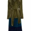 Jackets & Coats | Luisa Beccaria Colorblocked Faux Fur Coat