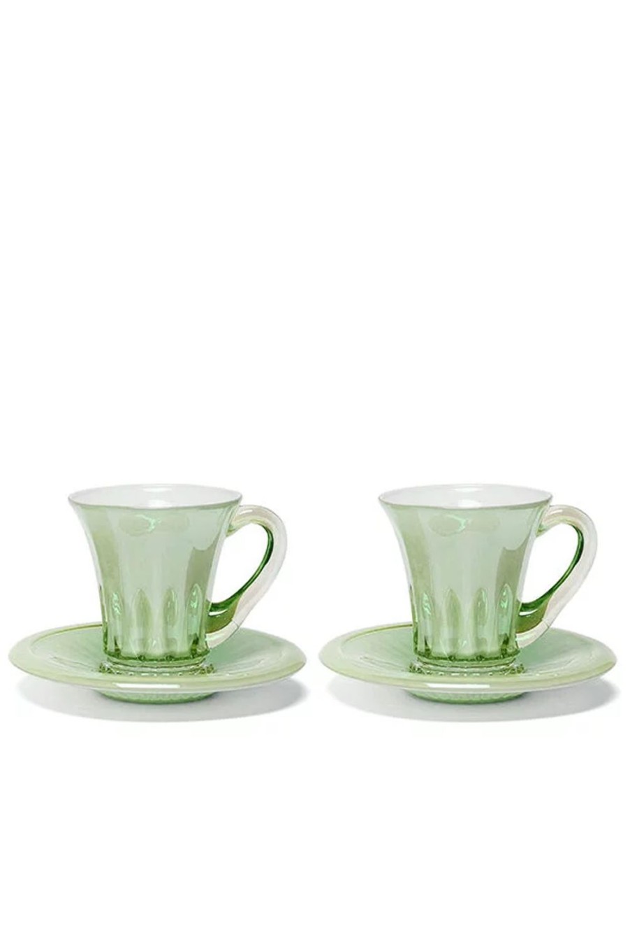 Cups | Luisa Beccaria Green Set Of Two Doge Coffee Cups