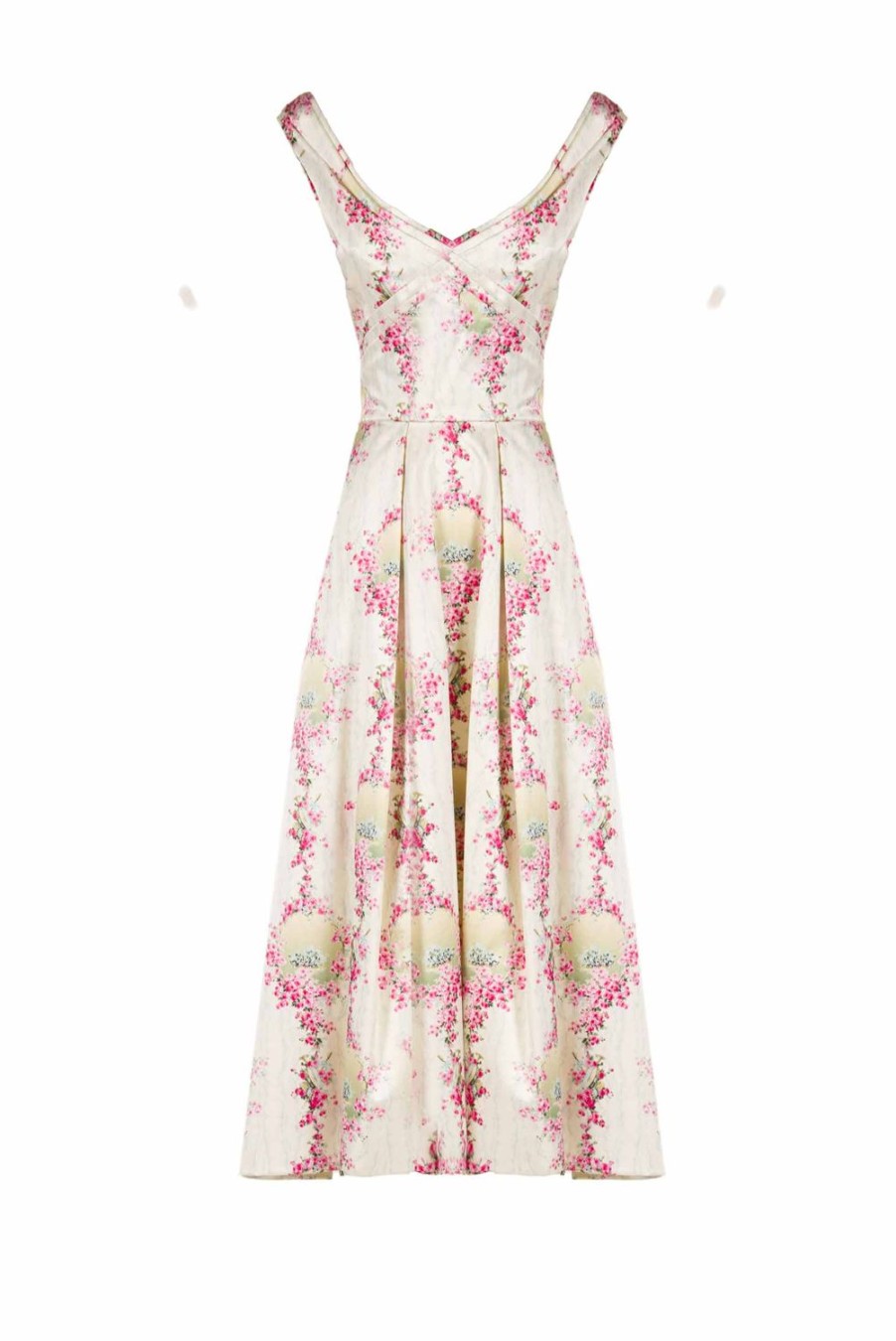 Dresses | Luisa Beccaria Duchesse Dress Wide Neckline