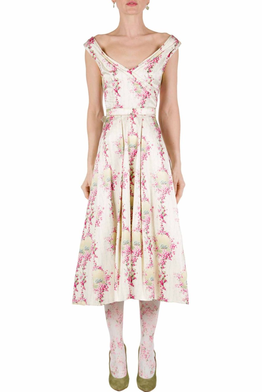 Dresses | Luisa Beccaria Duchesse Dress Wide Neckline