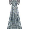 Dresses | Luisa Beccaria Printed Chiffon Maxi Dress