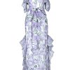 Dresses | Luisa Beccaria Caftan Dress With Volants