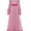 Dresses | Luisa Beccaria Chiffon Printed Dress