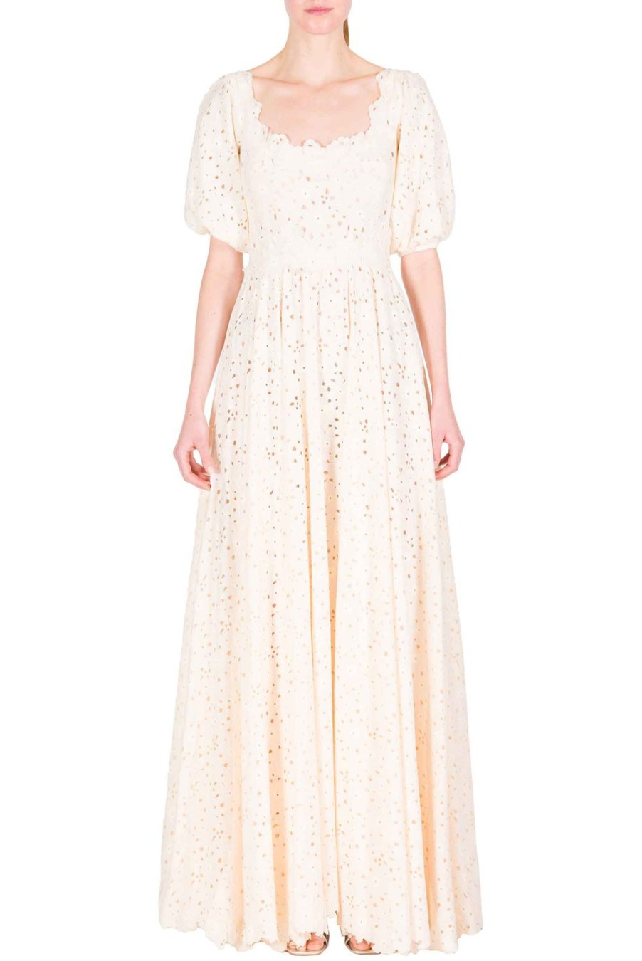 Dresses | Luisa Beccaria Floral Lace Off-Shoulder Dress