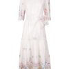 Dresses | Luisa Beccaria Embroidered Cotton Chemisier