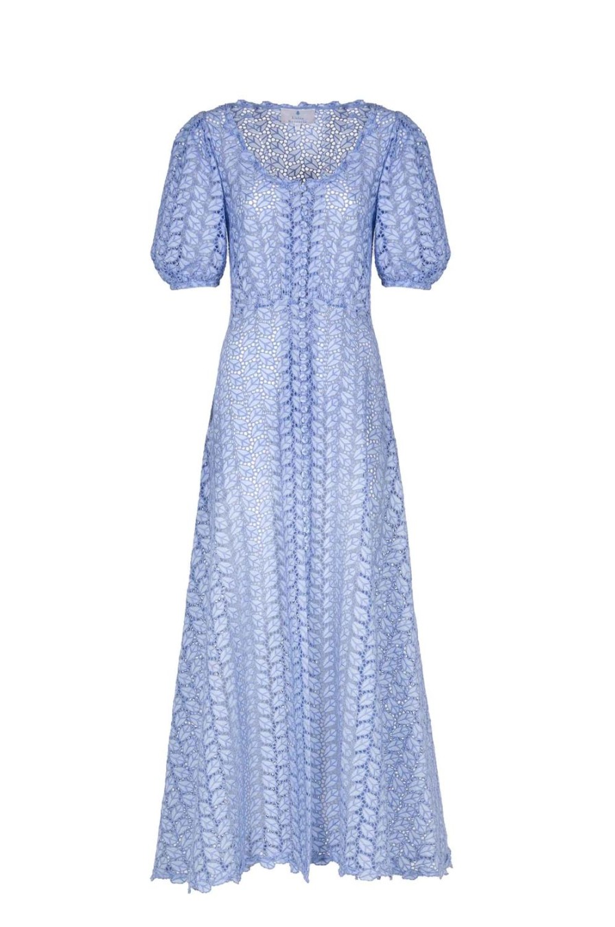 Dresses | Luisa Beccaria Broderie Anglaise Bottoncino Dress