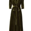 Dresses | Luisa Beccaria Velvet Wrap Luisa Dress