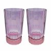 Tumblers | Luisa Beccaria Shade Pink To Purple Set Of Two Large Duccio Tumbler With Base