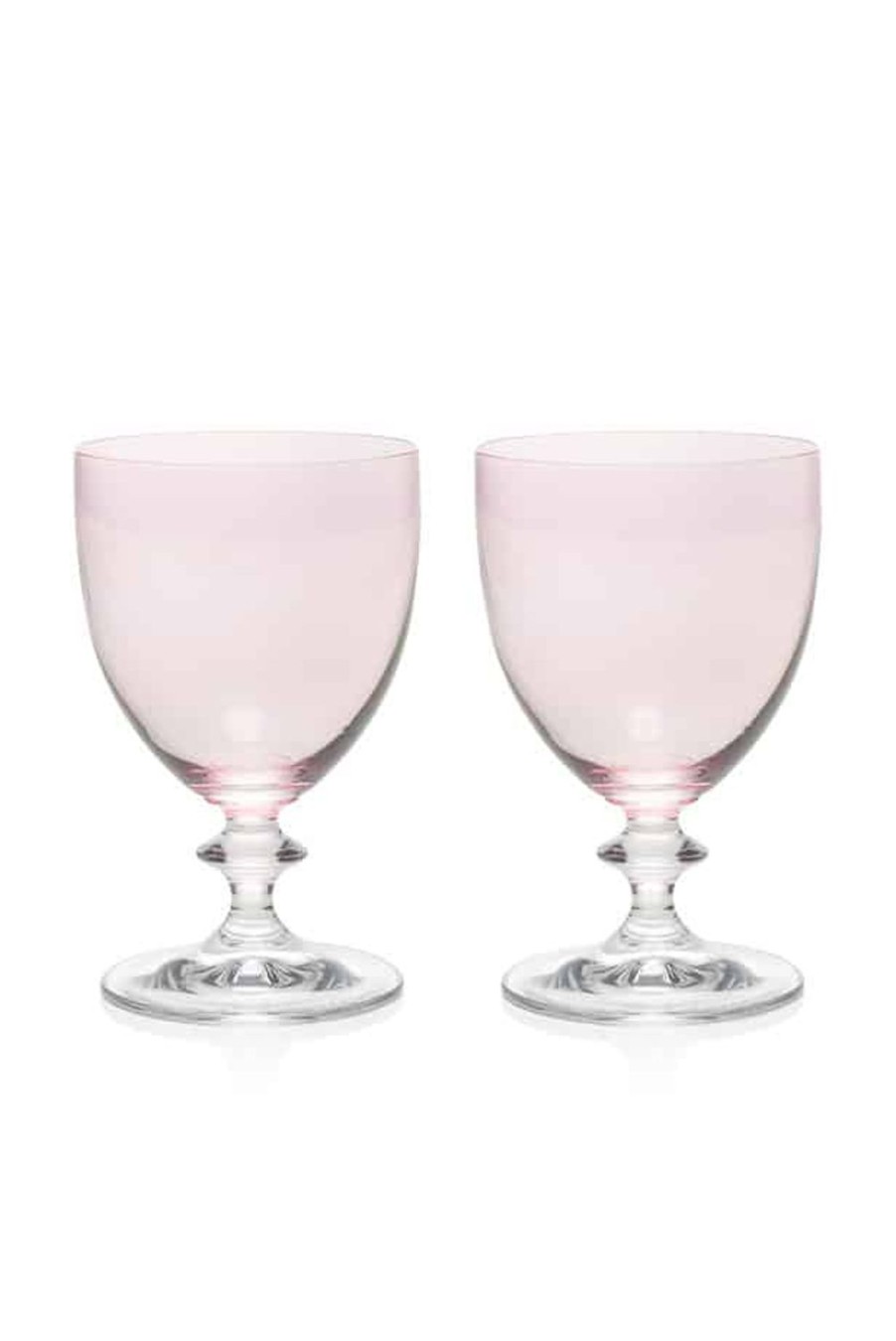 Water | Luisa Beccaria Pink Set Of Two Rosy Water Glass