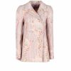 Jackets & Coats | Luisa Beccaria Wool Printed Circle Of Roses Jacket