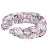 Headband | Luisa Beccaria Floral Silk-Chiffon Braided Power Hairband