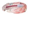 Headband | Luisa Beccaria Pink Velvet Roses Buds Braided Power Hairband