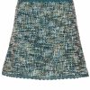 Skirts | Luisa Beccaria Tweed Mini Skirt With Lace