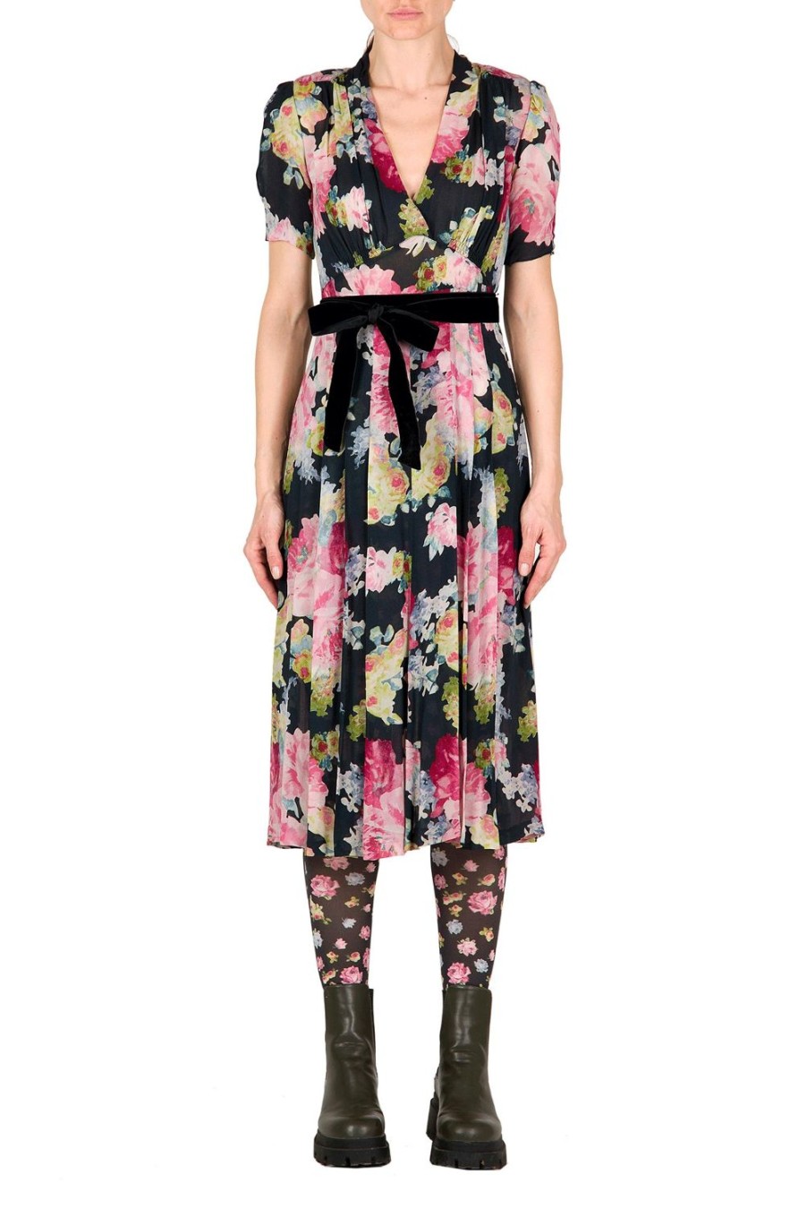 Dresses | Luisa Beccaria Floral Printed Dress