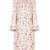 Jackets & Coats | Luisa Beccaria Floral Printed Cotton-Piquet Coat